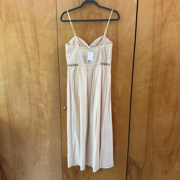 NWT H&M Midi Woven Dress‎ Medium - Picture 7 of 9